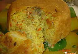 Рецепт: Бочонок плова