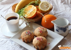 Рецепт: Постный кулич (вегетарианский кулич)