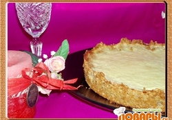 Рецепт: Cырный пирог с овсяными хлопьями