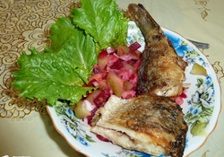 Рецепт: Карп с незабываемым Сабджи