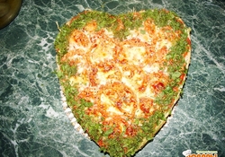 Рецепт: Запеканка "Сердце для любимого"