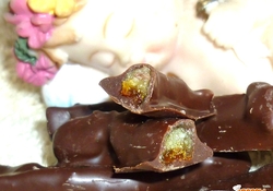 Рецепт: Апельсиновые шкурки в шоколаде