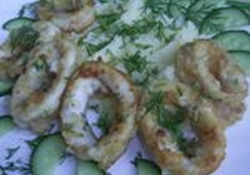 Рецепт: Кальмары-колечки