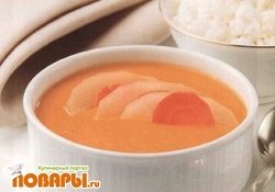 Рецепт: Суп-пюре овощной с яблоками