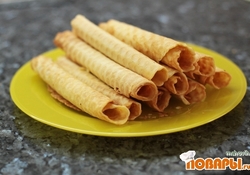 Рецепт: Тесто для вафель (Электровафельница)