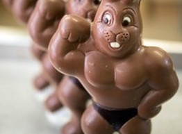 Пасхальные кролики показали мышцы