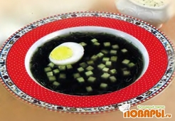 Холодный суп из щавеля