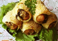 Рецепт: Куриные ножки в тесте