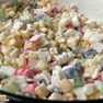 Салат с кукурузой и крабовыми палочками