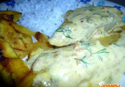 Рецепт:  Энкокадо дэ пэскадо (рыба под кокосовом соусом)