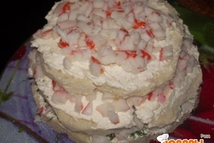 Шаг 5: Из промазанных коржей получается пирамидка. …