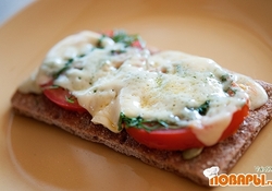 Рецепт: Бутерброд с семечками