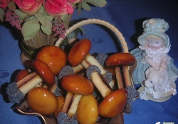 Рецепт: Печенье "Грибочки"