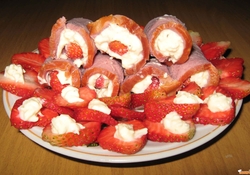 Рецепт: Ветчина с сюрпризом