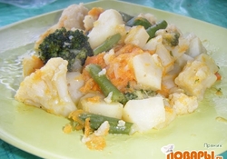 Рецепт: Овощное рагу "Весна идет"