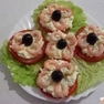 Закуска с креветками