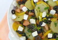 Картофельный салат "Привет из Греции"