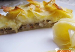 Рецепт: Быстрый пирог из лаваша