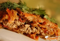 Рыбная запеканка с овощами