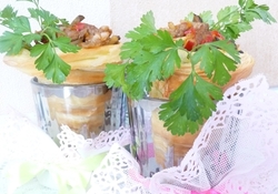 Рецепт: Трубочки с начинкой или В нашей хате гостям рады!