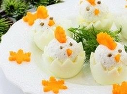 Блюда в виде Петуха к Новому году 2017