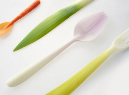 Статья: Коллекция одноразовых столовых приборов из биопластика