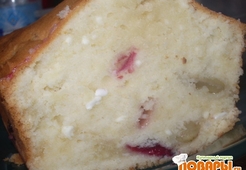 Кекс со сливами, виноградом и зернистым творогом