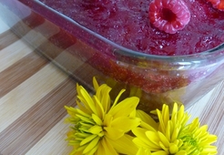 Кокосовый пирог с малиновой глазурью