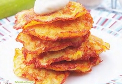 Драники из картофеля с кабачками