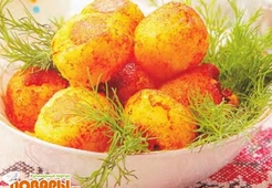 Колобки из картофеля с мясной начинкой