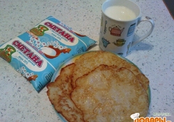 Рецепт: Картофельные тонкие блины "Вкуснющие"