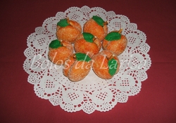 Рецепт: Пирожные "Персики"