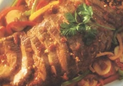 Рецепт: Стейк с картофельным салатом