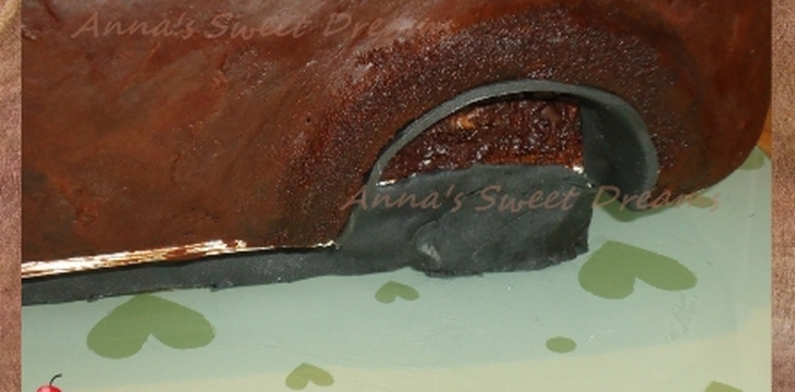 Шаг №9 МК Торт Автомобиль Subaru