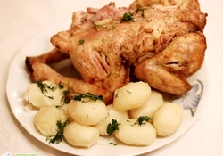 Рецепт: Аппетитная курочка на банке