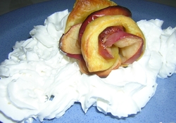 Рецепт: "Роза на снегу"