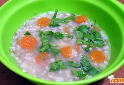 Диетический суп с зеленой гречкой