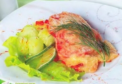 Тушеная горбуша