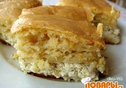 Рецепт: Картофельный пирог с творогом