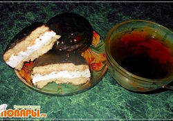 Рецепт: Пирожные "Шоколадная жизнь"