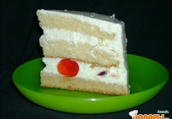 Ванильный шифоновый бисквит