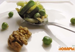 Рецепт: Зимний салат из стручковой фасоли