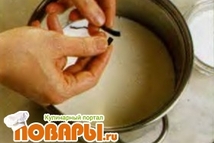Шаг 2: Ароматизируйте палочкой ванили.