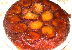 Перевернутый сливовый пирог