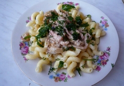 Морской коктейль с пастой