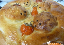 Рецепт: Пирог с начинкой из капусты с мясом