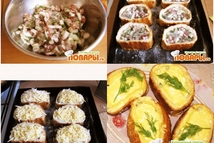 Шаг 3: Выпекаем в духовке 20-25 мин.Достать,посыпать …