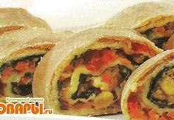 Рулет с овощами