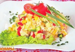 Рецепт: Овощная паэлья