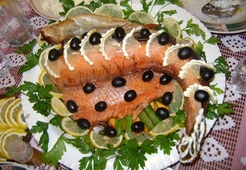 Моя "фирменная рыбка" горячего копчения